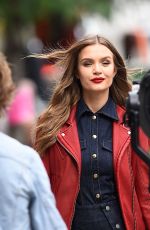 JOSPEHINE SKRIVER on the Set of a Photoshoot in New York 10/04/2018
