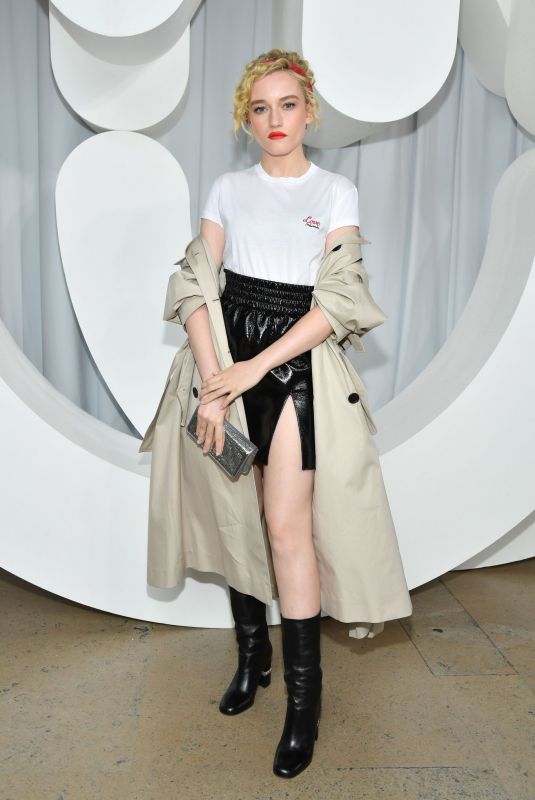 JULIA GARNER at Miu Miu Fashion Show in Paris 10/02/2018