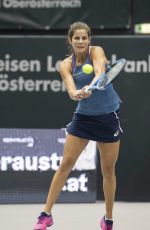 JULIA GOERGES at WTA Upper Austria Ladies Tennins Tournament in Linz 10/10/2018