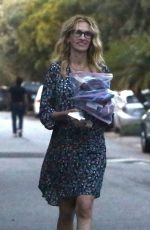 JULIA ROBERTS Arrives at a Party in Malibu 10/08/2018