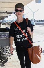 JULIETTE LEWIS at LAX Airport in Los Angeles 10/19/2018