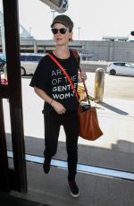JULIETTE LEWIS at LAX Airport in Los Angeles 10/19/2018