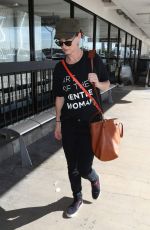 JULIETTE LEWIS at LAX Airport in Los Angeles 10/19/2018