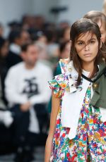 KAIA GERBER at Sacai Runway Show in Paris 10/01/2018