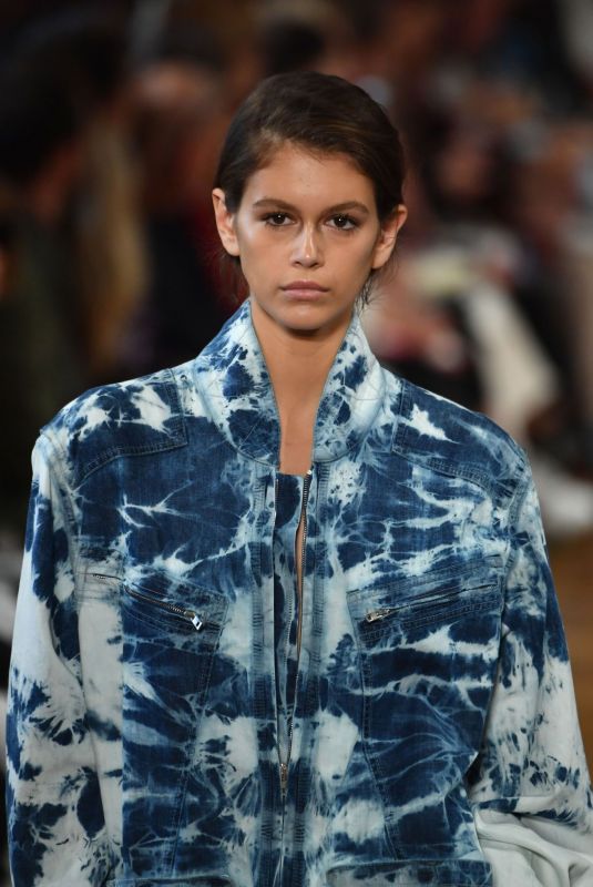 KAIA GERBER at Stella McCartney Runway Show at Paris Fashion Week 09/01/2018