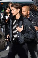KAIA GERBER Out and About in Paris 10/01/2018