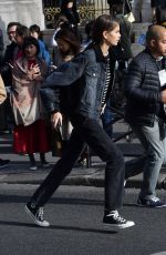 KAIA GERBER Out and About in Paris 10/01/2018