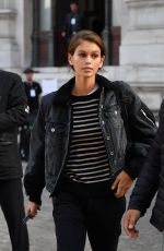 KAIA GERBER Out and About in Paris 10/01/2018