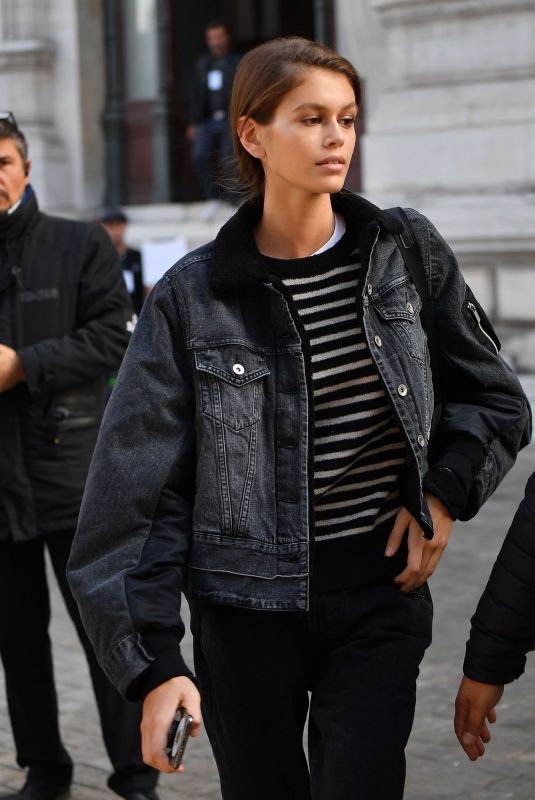 KAIA GERBER Out and About in Paris 10/01/2018
