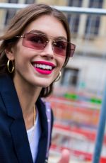 KAIA GERBER Out and About in Paris 10/02/2018