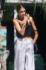 KAIA GERBER Out Shopping in Malibu 10/04/2018