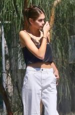 KAIA GERBER Out Shopping in Malibu 10/04/2018
