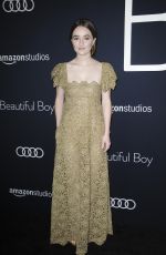 KAITLYN DEVER at Beautiful Boy Premiere in Los Angeles 10/08/2018