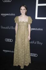 KAITLYN DEVER at Beautiful Boy Premiere in Los Angeles 10/08/2018