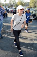 KALEY CUOCO Arrives at Dodger Stadium in Los Angeles 10/26/2018