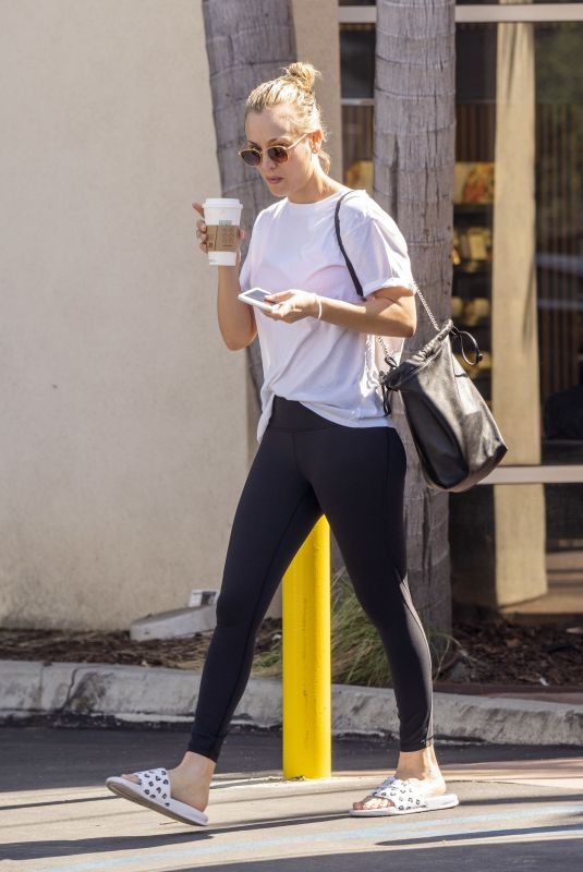 KALEY CUOCO Out for Coffee in Los Angeles 10/09/2018