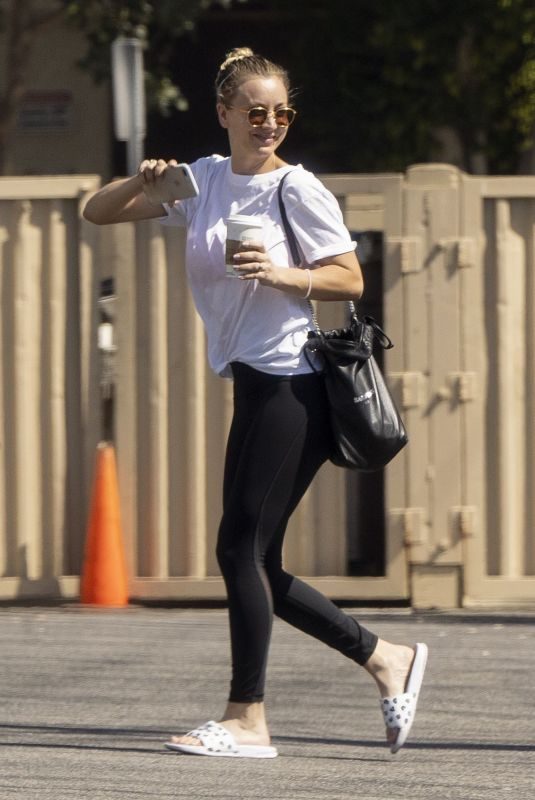 KALEY CUOCO Out for Coffee in Los Angeles 10/09/2018