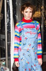 KARE GILLAN at Shyamaween Halloween Party in Philadelphia 10/27/2018