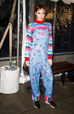 KARE GILLAN at Shyamaween Halloween Party in Philadelphia 10/27/2018