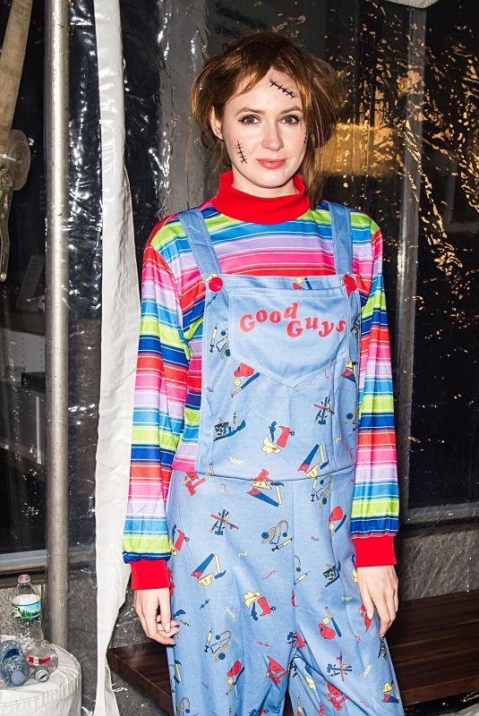 KARE GILLAN at Shyamaween Halloween Party in Philadelphia 10/27/2018
