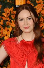 KAREN GILLAN at 2018 Veuve Clicquot Polo Classic in Los Angeles 10/06/2018