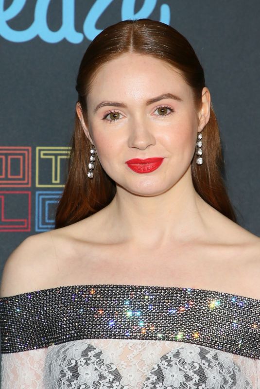 KAREN GILLAN at All Creatures Here Below, Original Sin and Perception Press Line in Los Angeles 10/18/2018