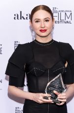 KAREN GILLAN Receives Artistic Achievement in Independent Film Award at Philadelphia Film Festival 10/26/2018