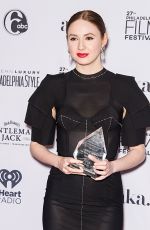 KAREN GILLAN Receives Artistic Achievement in Independent Film Award at Philadelphia Film Festival 10/26/2018