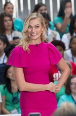 KARLIE KLOSS at Today Show Celebrates International Day of the Girl in New York 10/11/2018