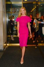 KARLIE KLOSS Leaves Today Show in New York 10/11/2018