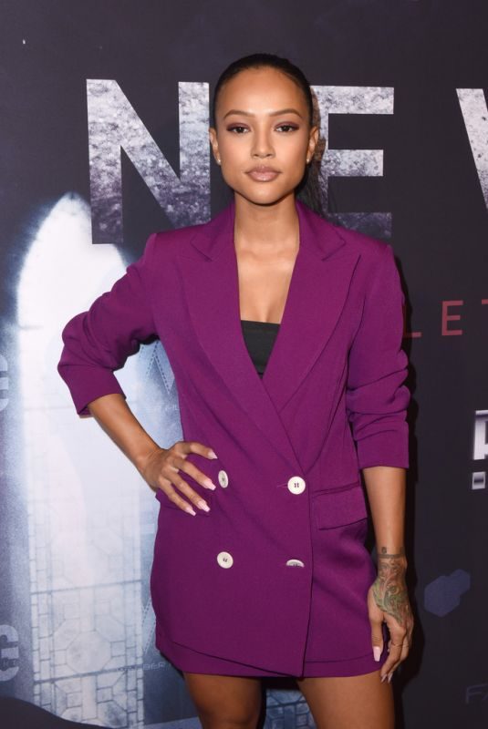 KARRUECHE TRAN at Never Heard Premiere in Universal City 10/30/2018