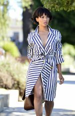 KAT GRAHAM Leaves Sony Studios in Culver City 10/21/2018