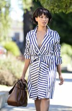 KAT GRAHAM Leaves Sony Studios in Culver City 10/21/2018