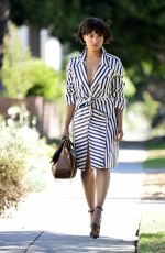 KAT GRAHAM Leaves Sony Studios in Culver City 10/21/2018
