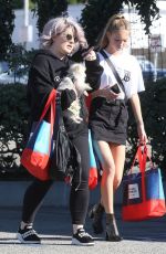 KATE and LILA GRACE MOSS and KELLY OSBOURNE Out in Hollywood 10/18/2018