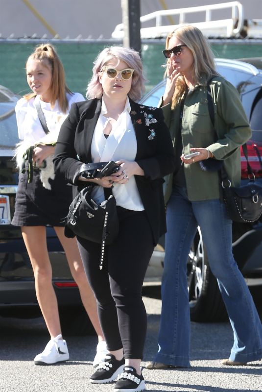 KATE and LILA GRACE MOSS and KELLY OSBOURNE Out in Hollywood 10/18/2018
