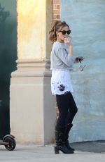 KATE BECKINSALE at a Studio in Los Angeles 10/15/2018
