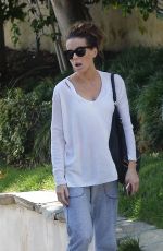 KATE BECKINSALE Heading to a Gym in Los Angeles 10/07/2018