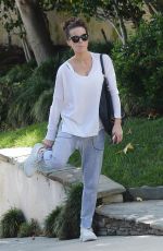 KATE BECKINSALE Heading to a Gym in Los Angeles 10/07/2018