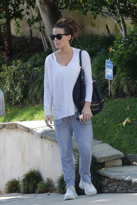 KATE BECKINSALE Heading to a Gym in Los Angeles 10/07/2018
