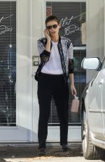 KATE MARA Leaves Ballet Bodies Gym in Los Angeles 10/16/2018
