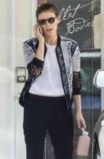 KATE MARA Leaves Ballet Bodies Gym in Los Angeles 10/16/2018