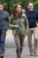 KATE MIDDLETON at Sayers Croft Forest School and Wildlife Garden in London 10/02/2018