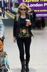 KATE MOSS at Heathrow Airport in London 10/26/2018
