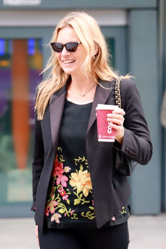 KATE MOSS at Heathrow Airport in London 10/26/2018