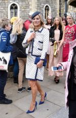 KATE MOSS Leaves Windsor Castle 10/12/2018