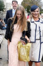 KATE MOSS Leaves Windsor Castle 10/12/2018