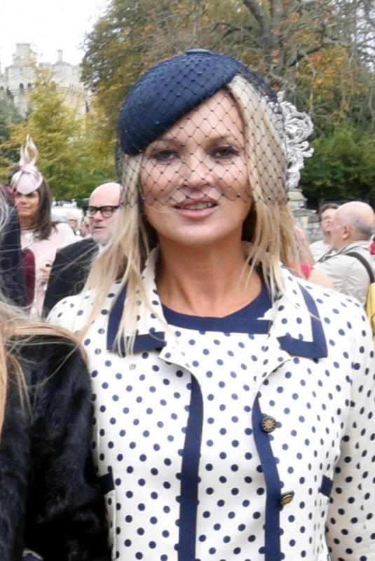 KATE MOSS Leaves Windsor Castle 10/12/2018