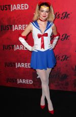 KATHERINE HUGHES at Just Jared Halloween Party in West Hollywood 10/27/2018