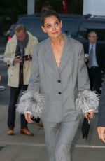 KATIE HOLMES Arrives at America Ballet Theater 2018 Fall Gala in New York 10/17/2018